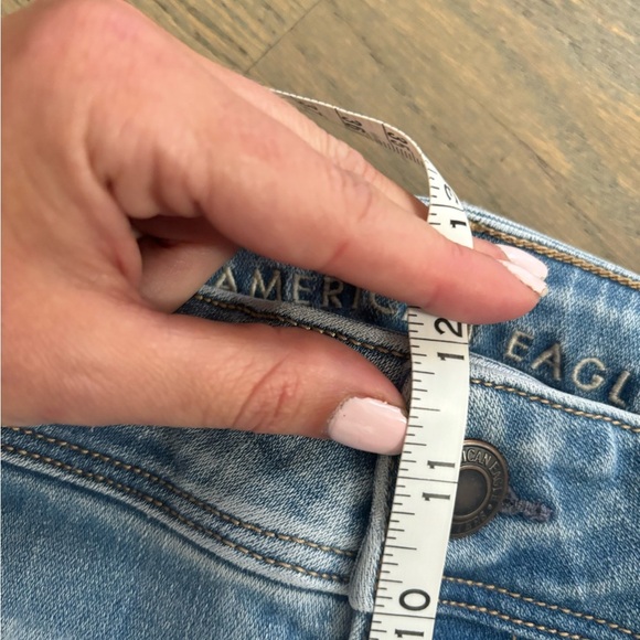 American Eagle Kick Boot Light Wash Boot Cut Jeans women’s size 20 Long - Picture 9 of 13